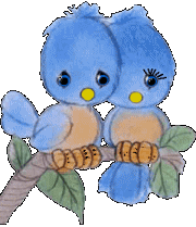 Gif animé amour oiseaux